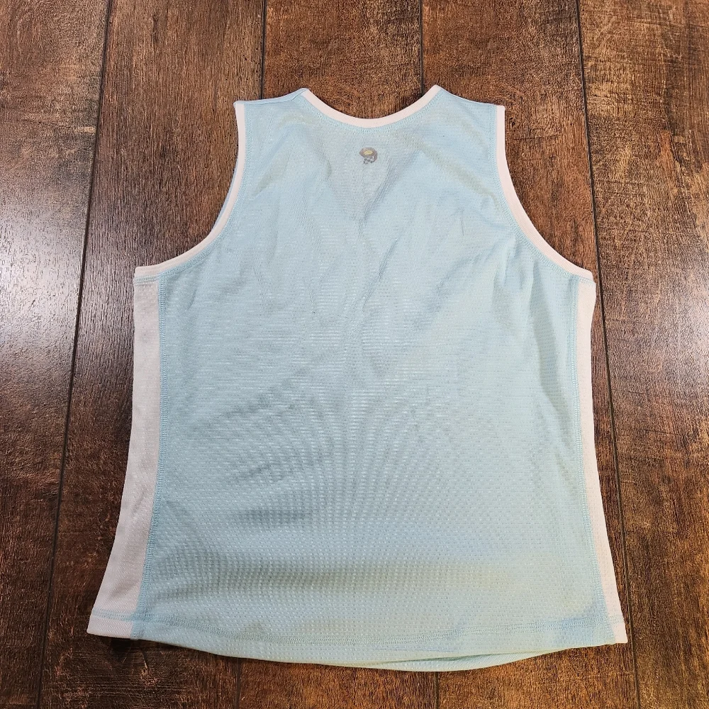 Mountain Hardwear Women Size S Performance Tank Top Stretch Sleeveless Sky Blue - Picture 7 of 8
